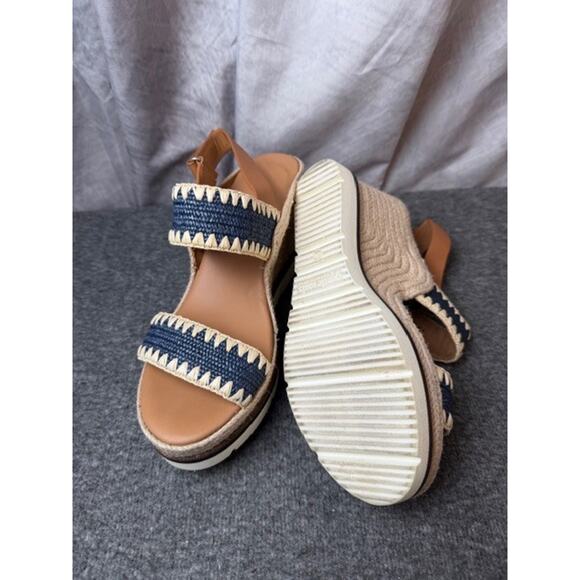 Gentle Souls by Kenneth Cole Evora Braided Wedge Women's Sz 8.5 - Picture 7 of 10